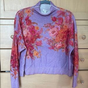 Floral Purple Sweater